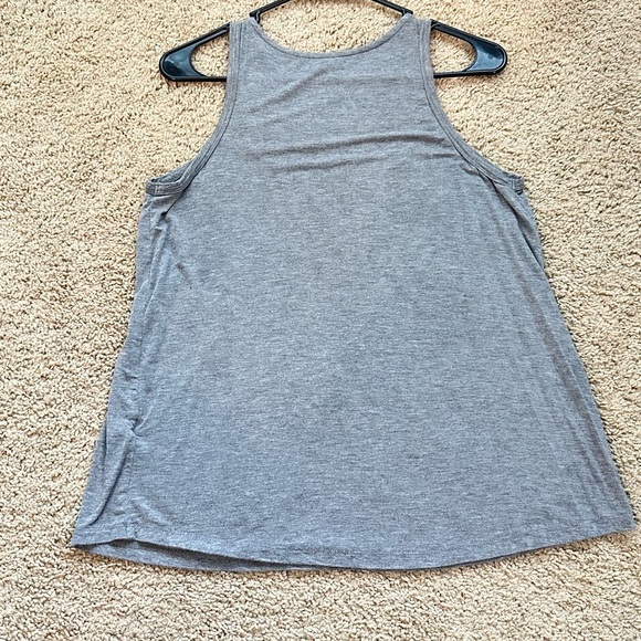 Maurice’s Gray Tank Top with Crochet Neckline - Picture 3 of 3
